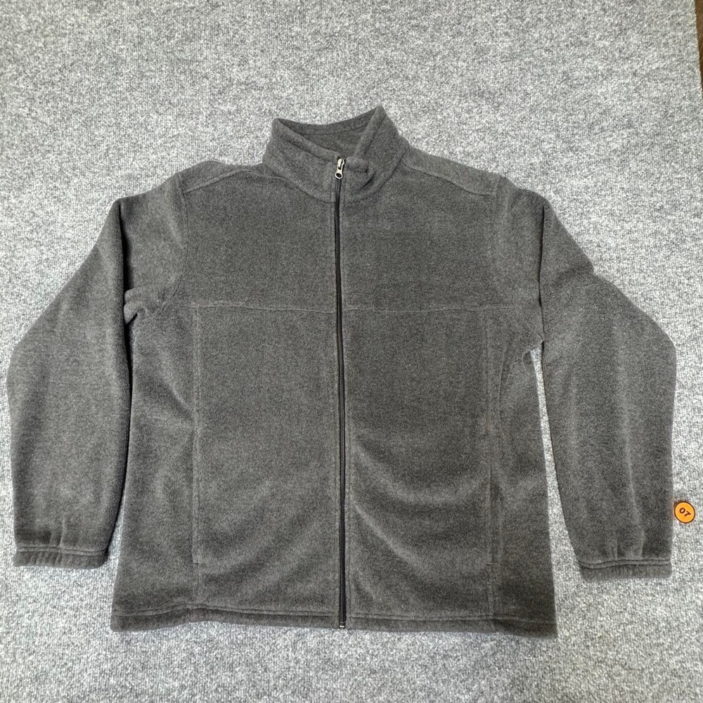 Bass Pro Shops Gray Fleece Jacket Size L.